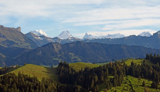Auf dem Weg ins Restaurant Erika (Blapbach)